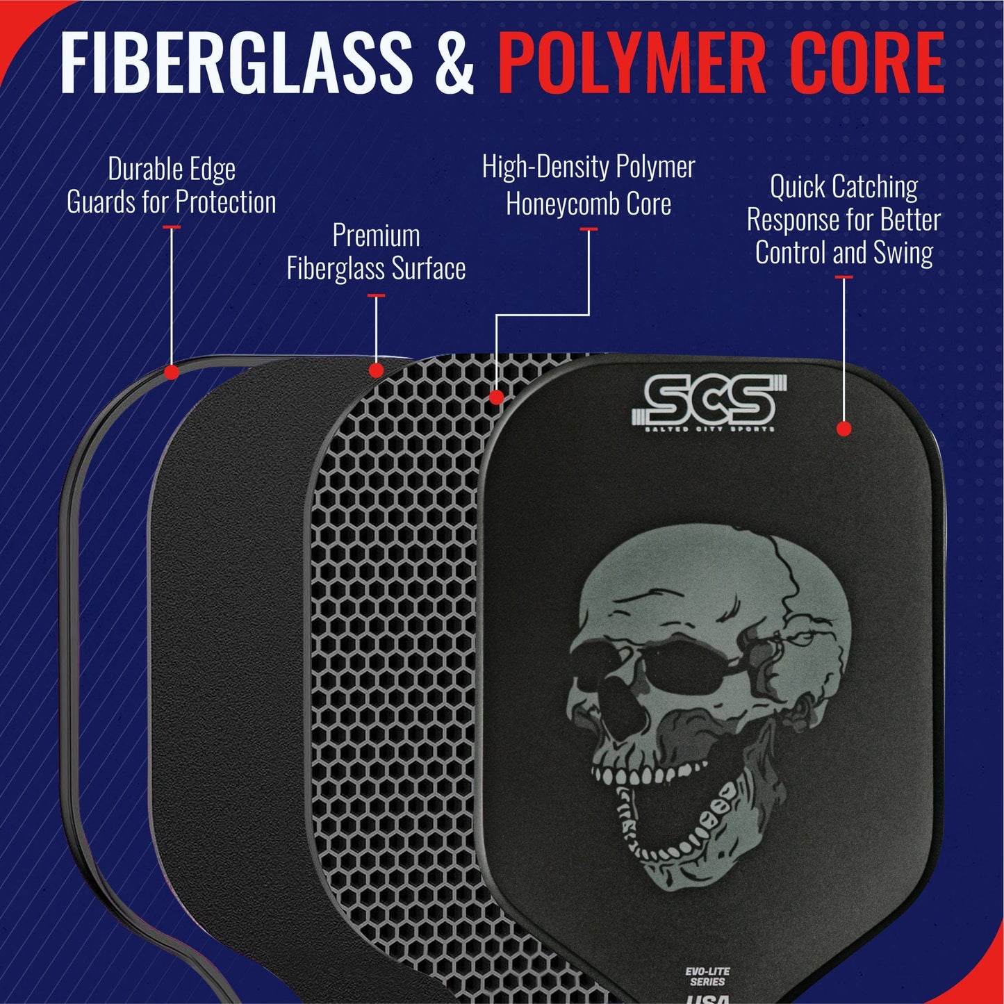 Nightmare | Evo-Lite Series - Pickleball Paddle