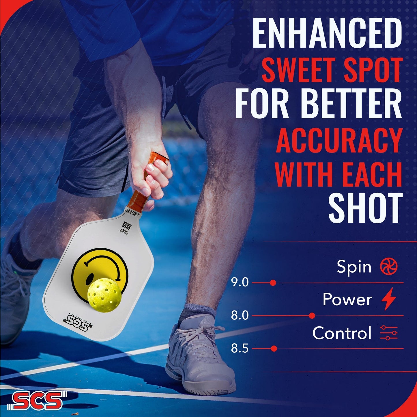 The Happy Paddle | Evo-Lite Series - Pickleball Paddle
